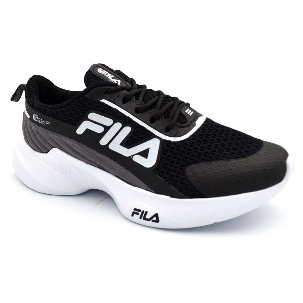 Tênis Infantil Fila Progress do 30 ao 36 Preto 7