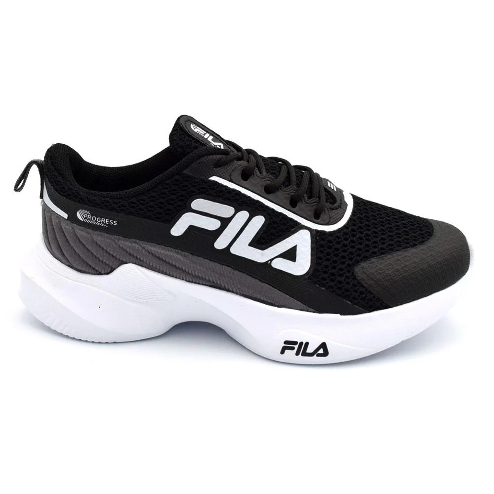 Tênis Infantil Fila Progress do 30 ao 36 Preto 2