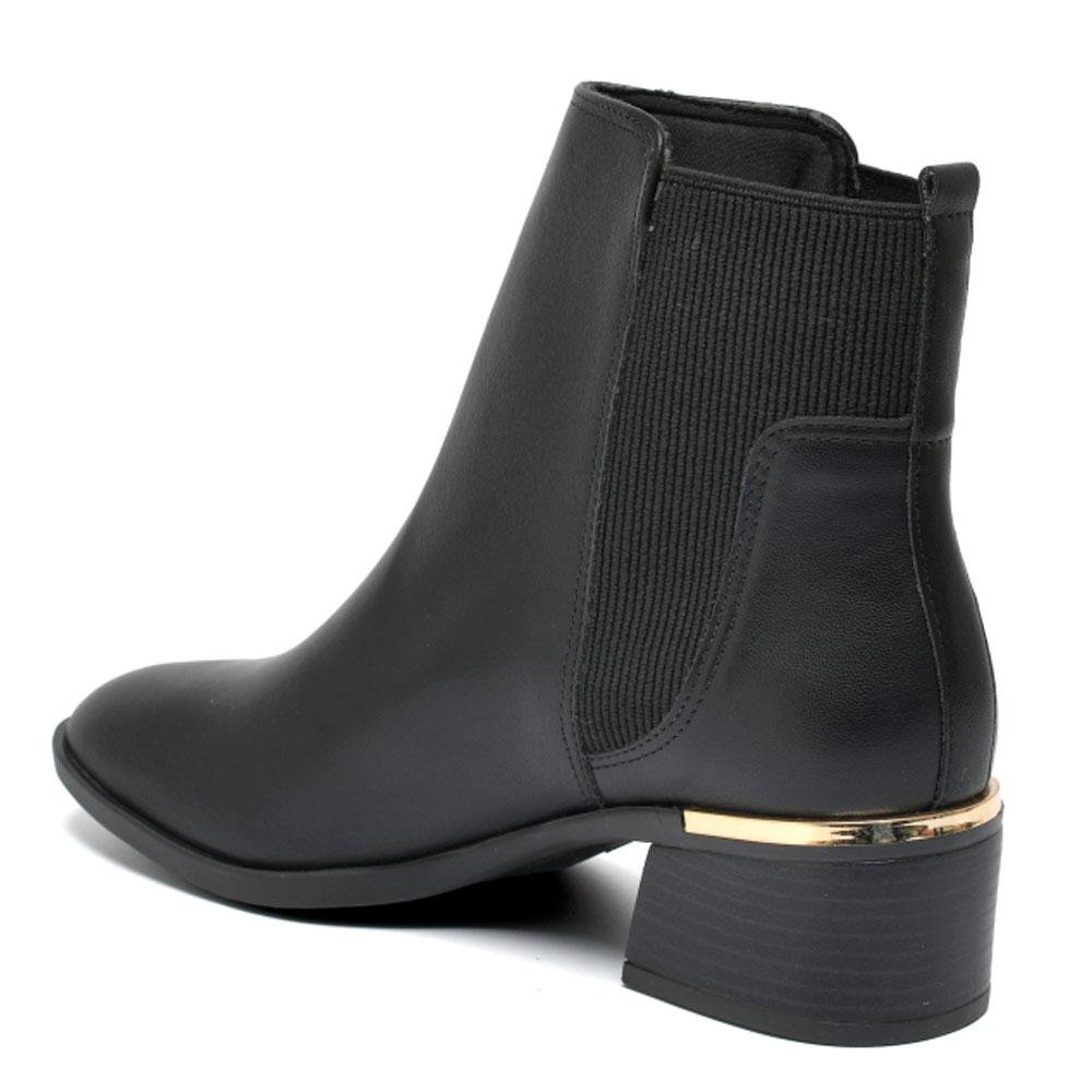 Bota de Cano Curto Feminina Via Marte 098-019-01 Preto 4
