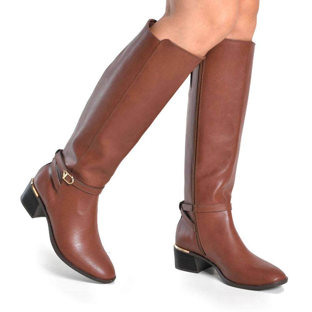 Bota Montaria Feminina Via Marte 098-023-01 Marrom 2