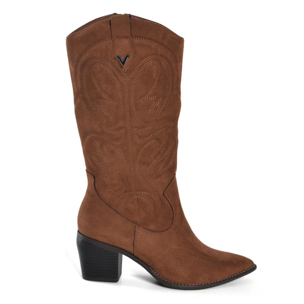 Bota Texana Feminina Via Marte 054-018-01 Marrom 3