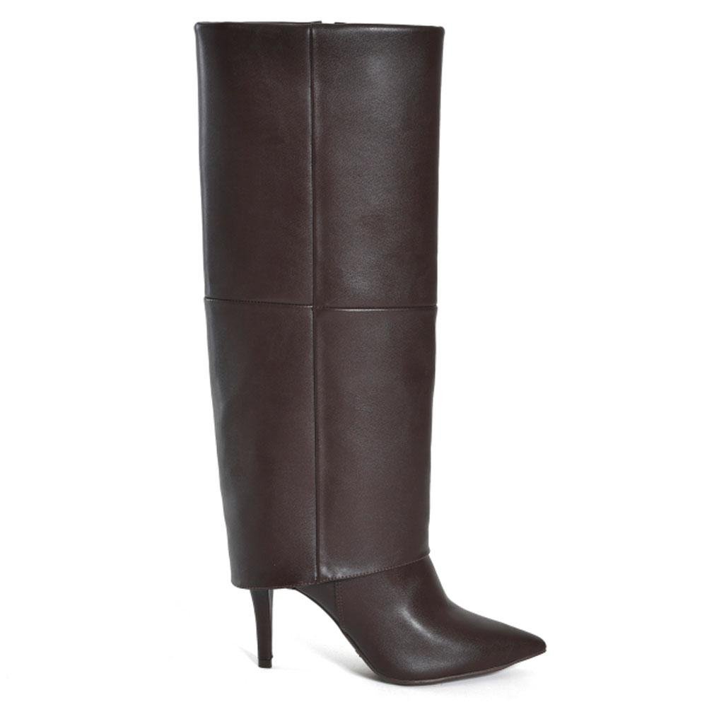 Bota de Lapela e Cano Alto Via Marte Marrom 3