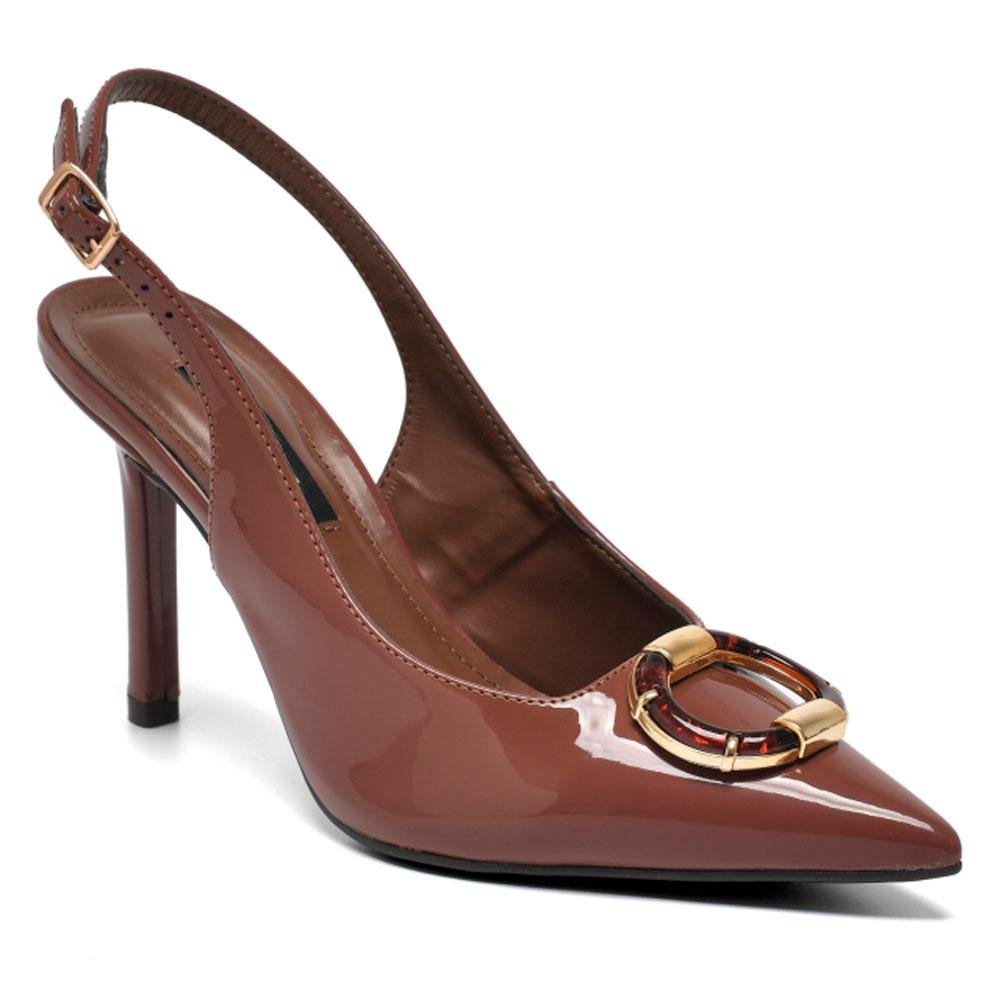 Scarpin de Salto Alto Feminino Via Marte 044-023-01