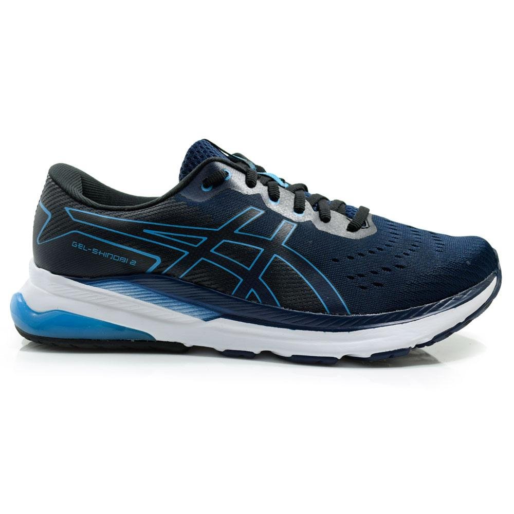 Tênis Masculino Asics Shinobi 2 1011B818.402 Azul 3