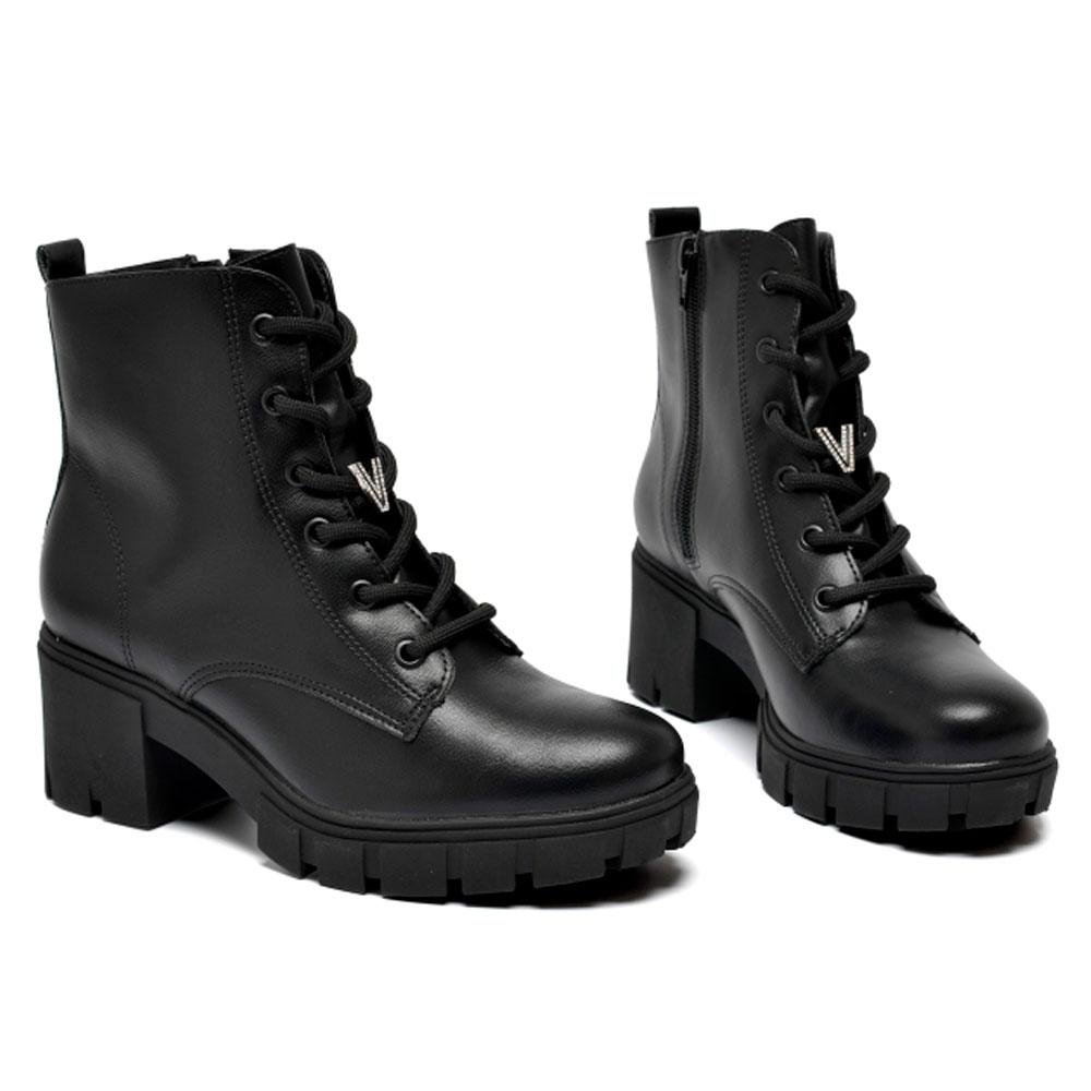 Coturno de Salto Bloco Feminino Via Marte 001-005-01 Preto 5