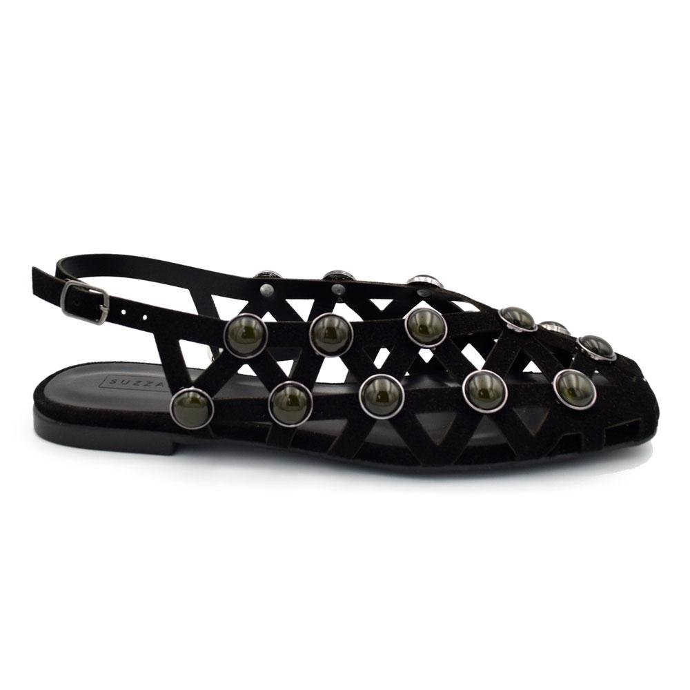 Sapatilha Slingback Feminina Suzzara 3786-12323 Preto 3