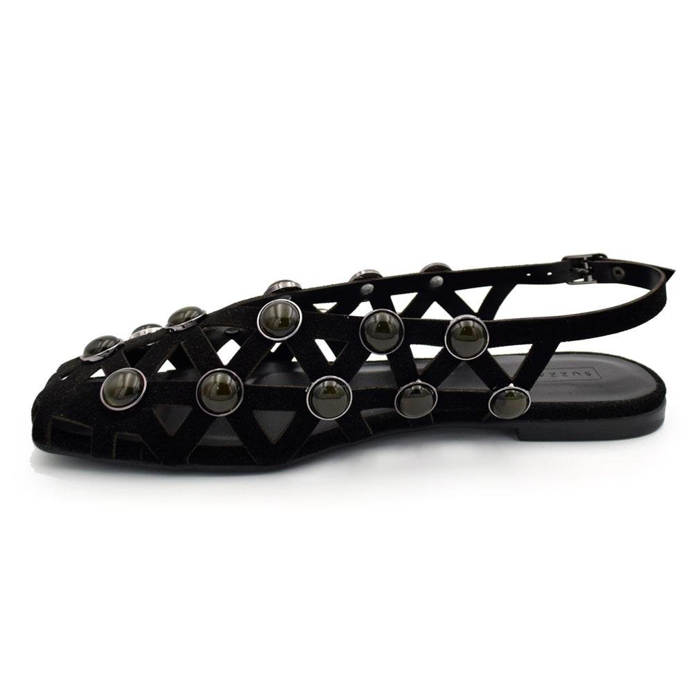 Sapatilha Slingback Feminina Suzzara 3786-12323 Preto 5