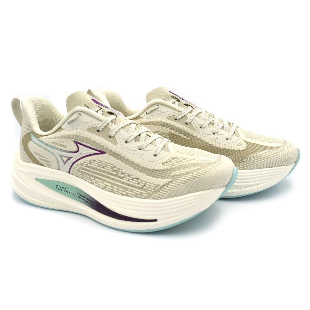 Tênis Feminino Mizuno Neo Vortex 101141141 Bege 2