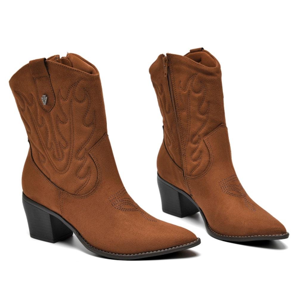 Bota Texana Feminina Via Marte 054-014-01 Marrom 5
