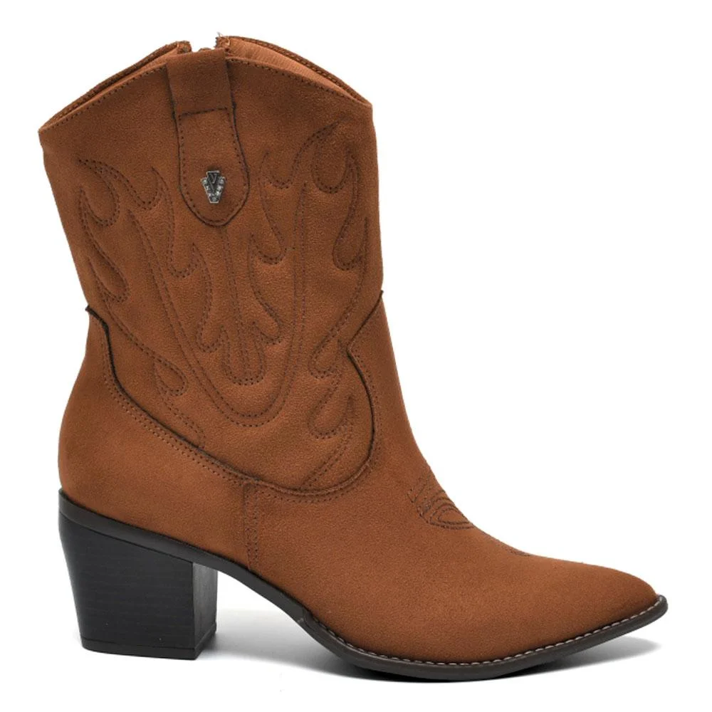 Bota Texana Feminina Via Marte 054-014-01 Marrom 3
