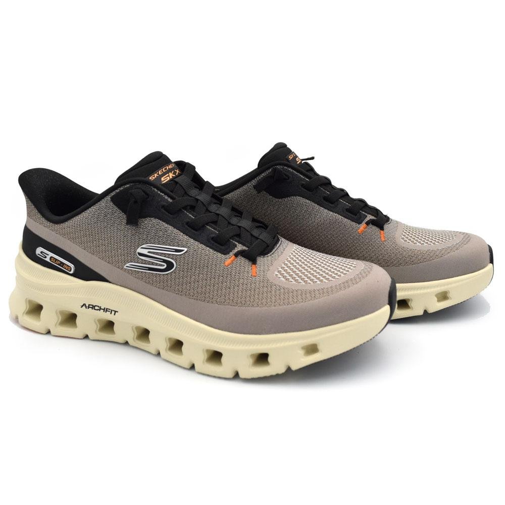 Tênis Masculino Skechers Arch Fit 233110 Marrom 2