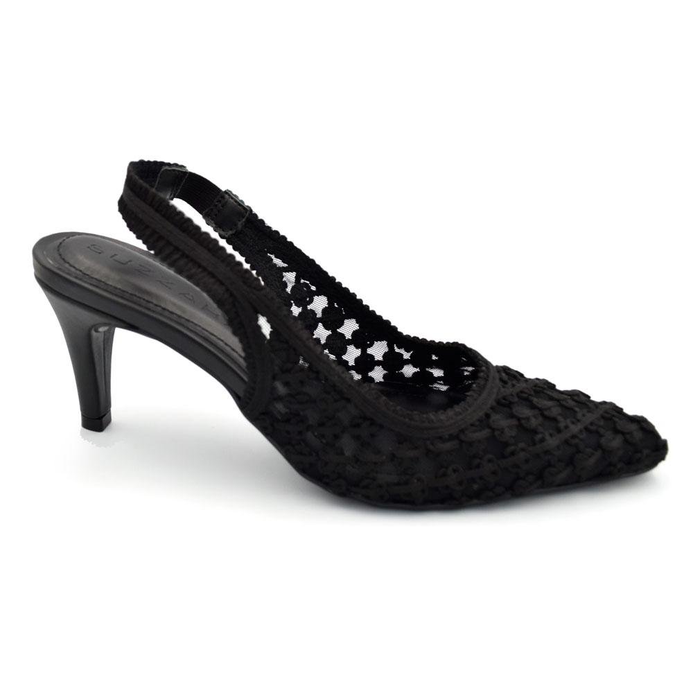 Scarpin Slingback Feminino Suzzara 434001 Preto 3