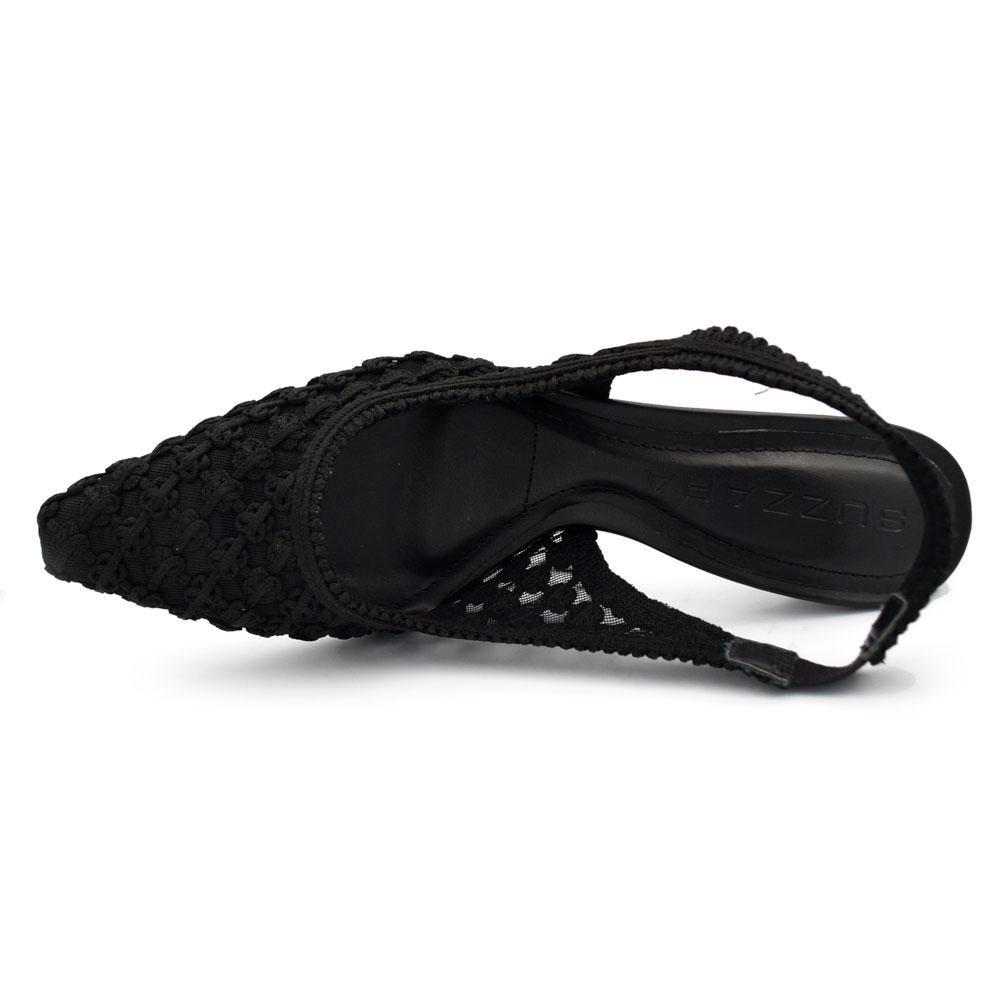 Scarpin Slingback Feminino Suzzara 434001 Preto 6