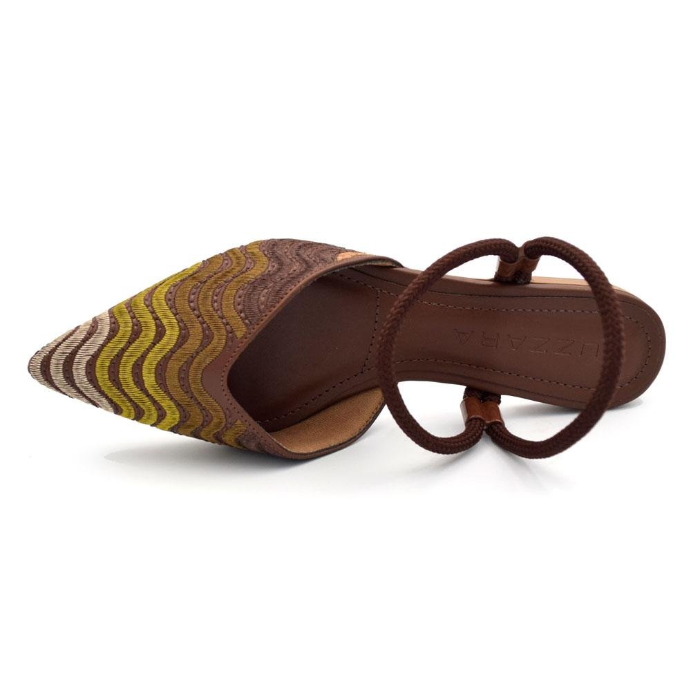 Sapatilha Slingback Feminina Suzzara 373359 Marrom 6