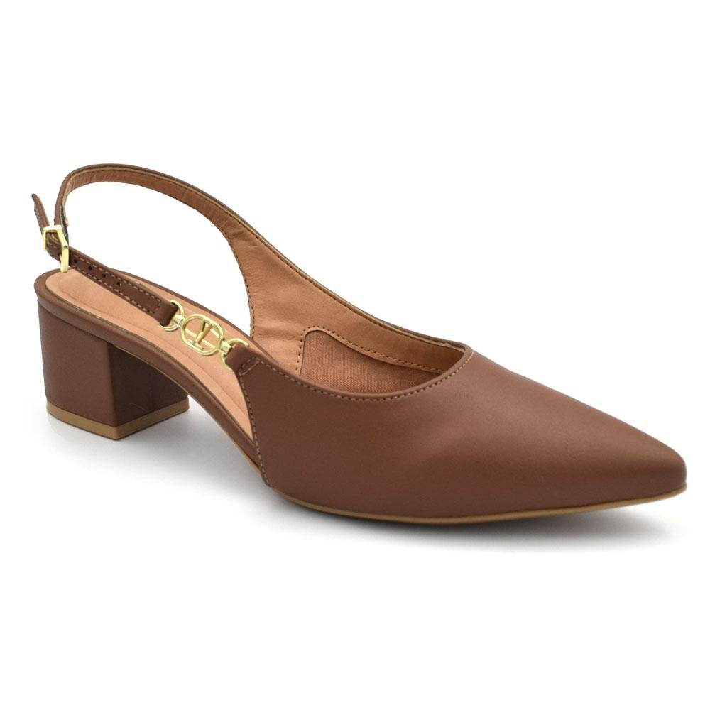 Scarpin de Salto Bloco Feminino Vizzano 1220.385.7286