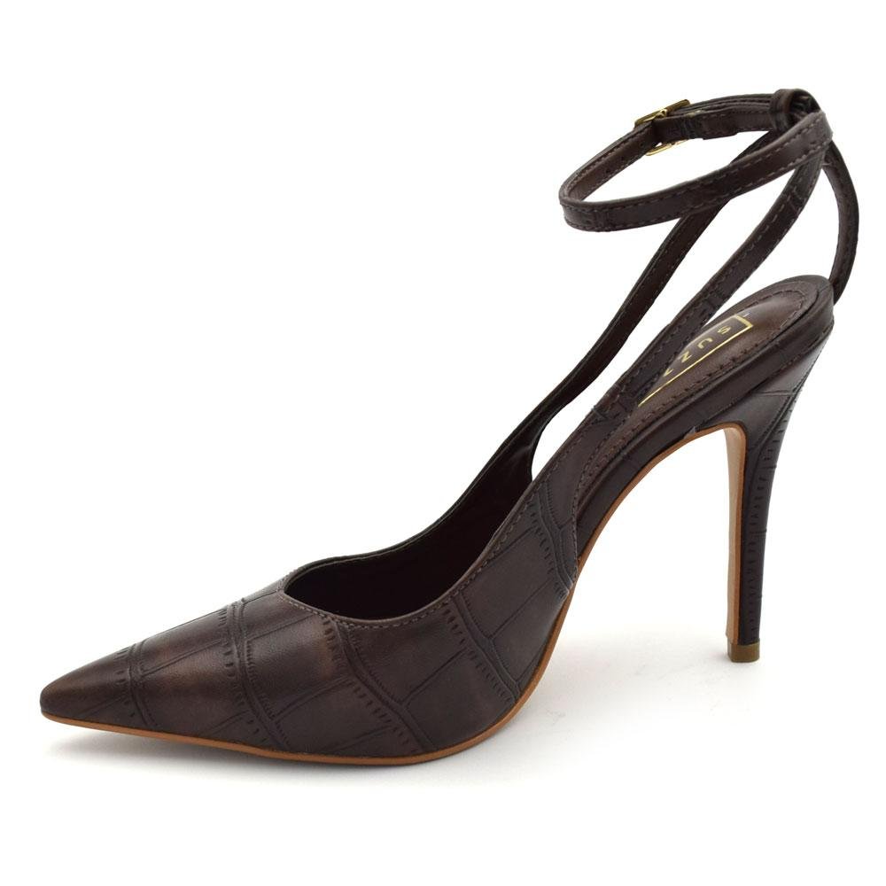 Scarpin de Salto Feminino Suzzara 71000-07 Marrom 5