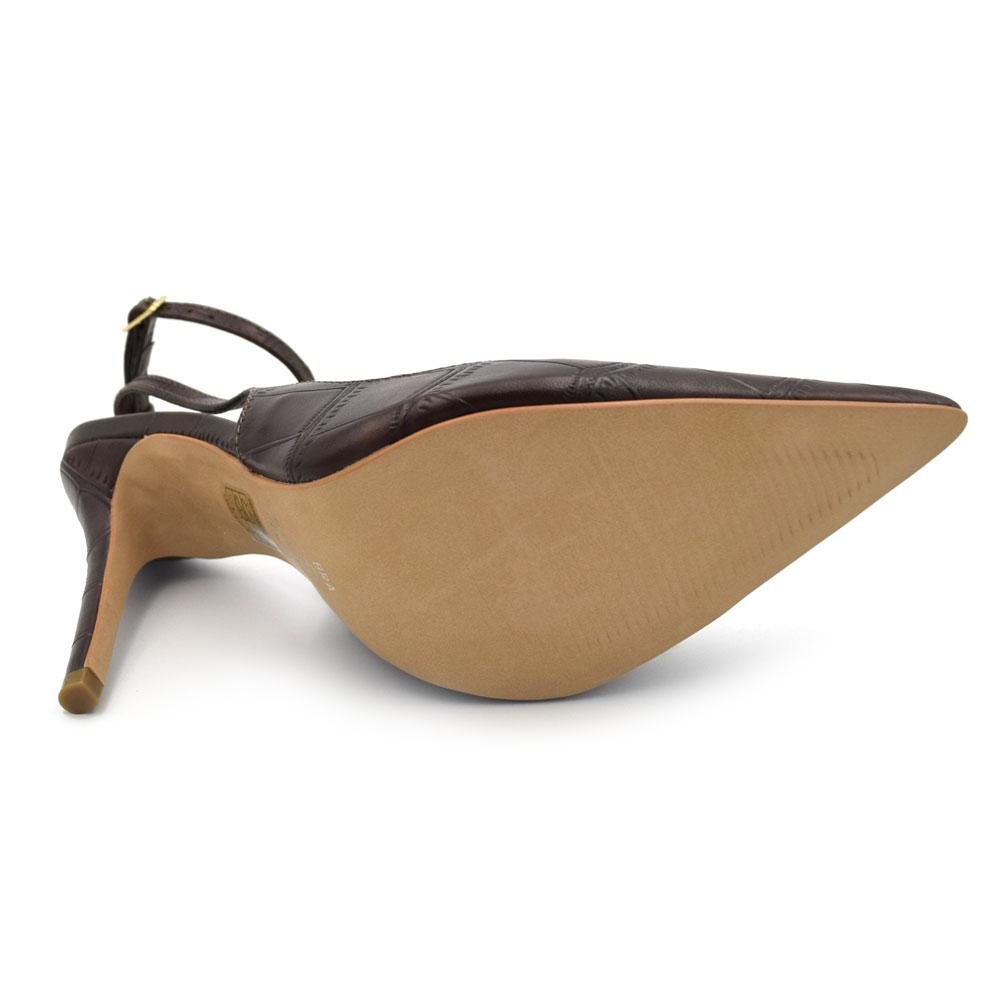 Scarpin de Salto Feminino Suzzara 71000-07 Marrom 7