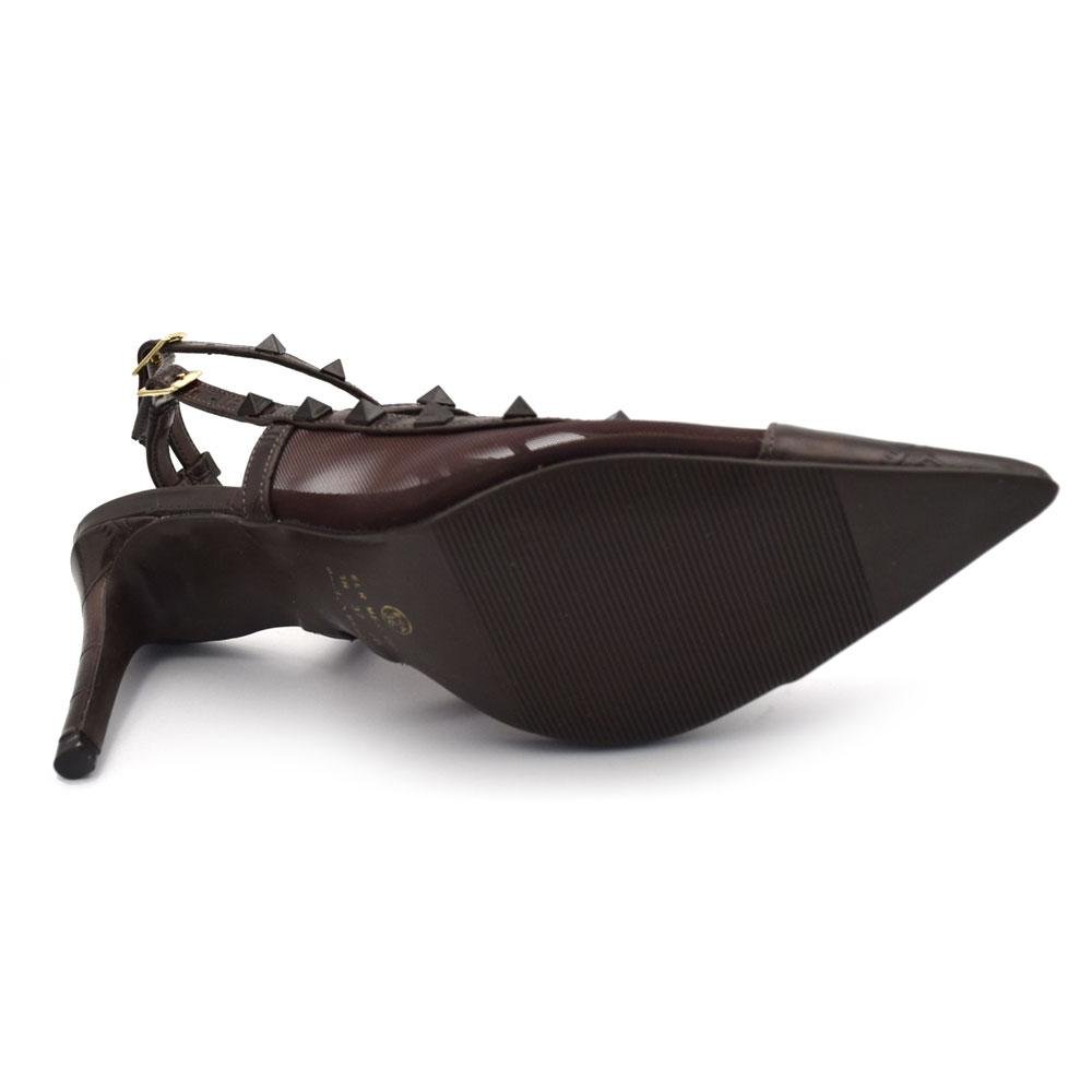 Scarpin de Salto Feminino Suzzara 21001-05 Marrom 7