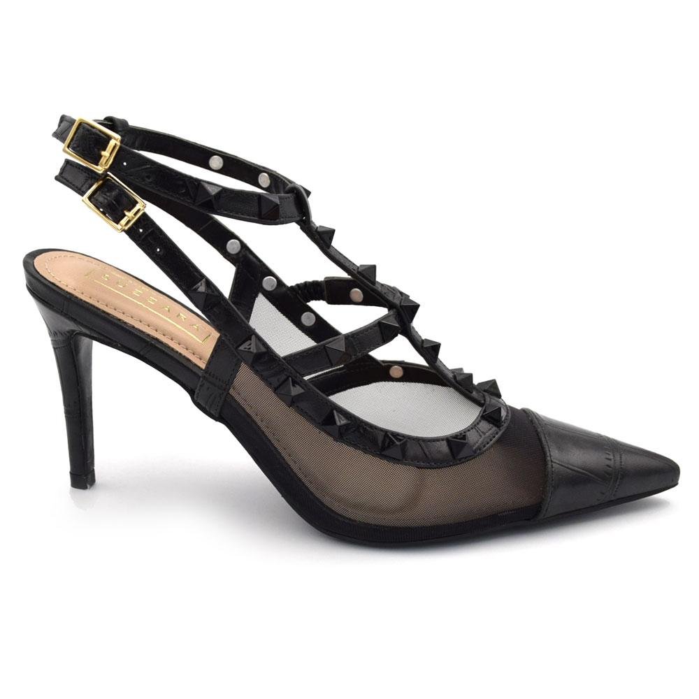 Scarpin de Salto Feminino Suzzara 21001-05 Preto 3