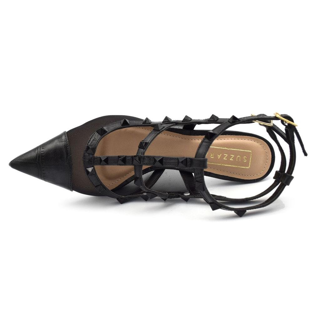 Scarpin de Salto Feminino Suzzara 21001-05 Preto 6