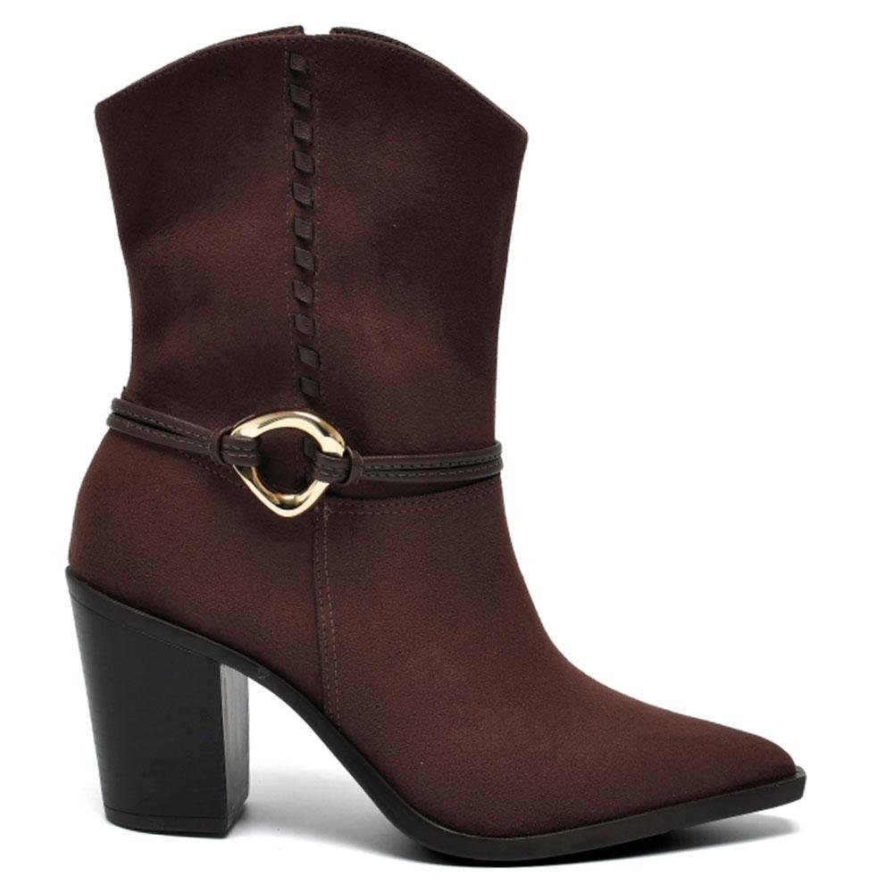 Bota Texana Feminina Via Marte Marrom 3