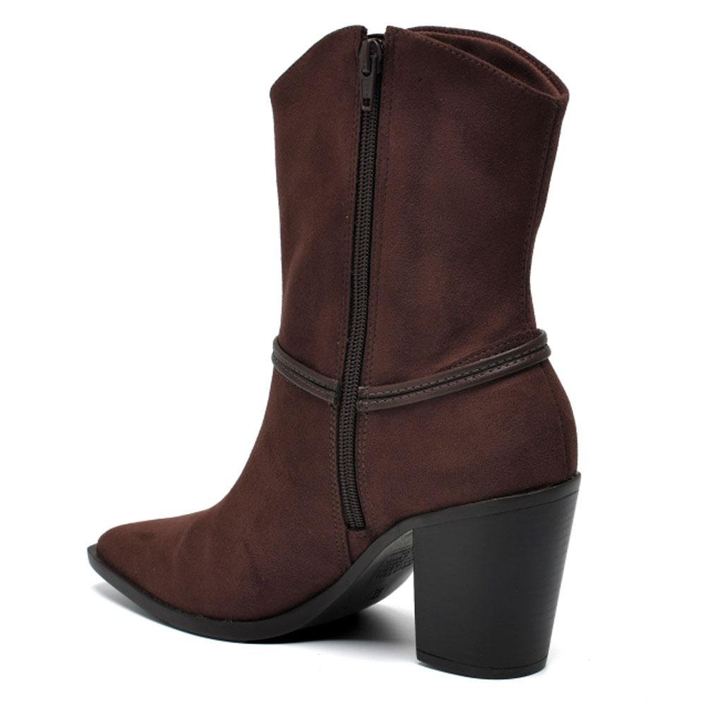 Bota Texana Feminina Via Marte Marrom 4