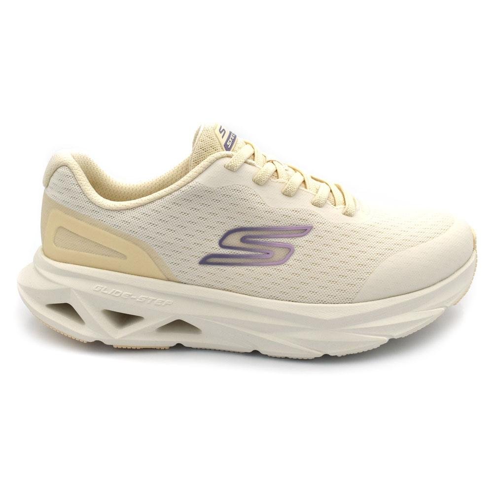 Tênis Feminino Skechers Glide Step 129826 Bege 3