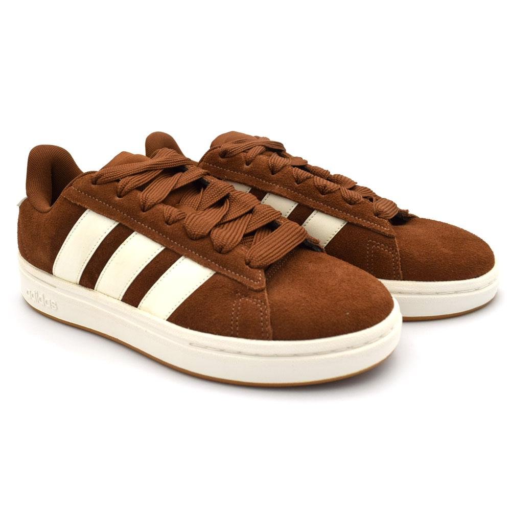 Tênis Feminino Adidas Grand Court JQ7293 Marrom 2