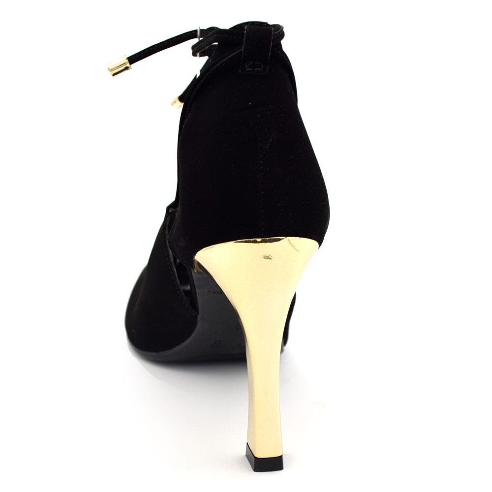 Scarpin de Salto Feminino Cazzualen T9442-224 Preto 4
