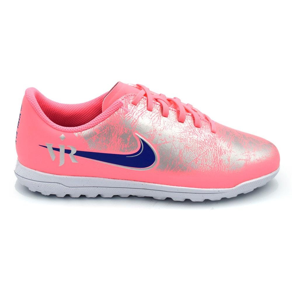 Chuteira Society Infantil Nike Vini Jr IM3653-640 Rosa 3