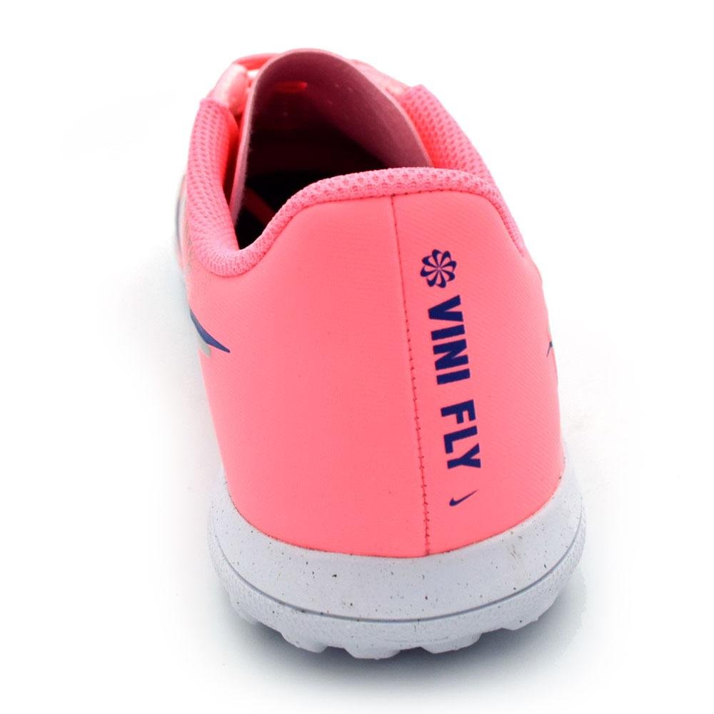 Chuteira Society Infantil Nike Vini Jr IM3653-640 Rosa 4
