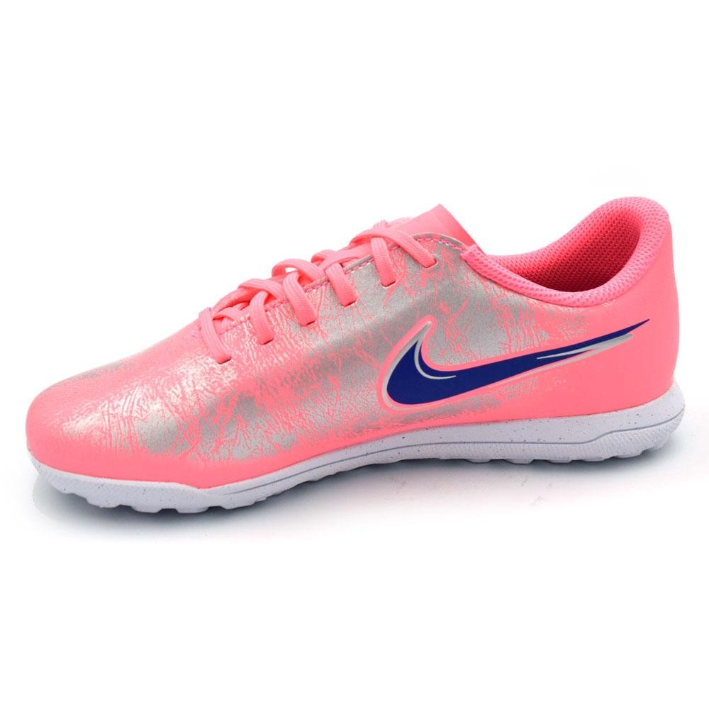 Chuteira Society Infantil Nike Vini Jr IM3653-640 Rosa 5