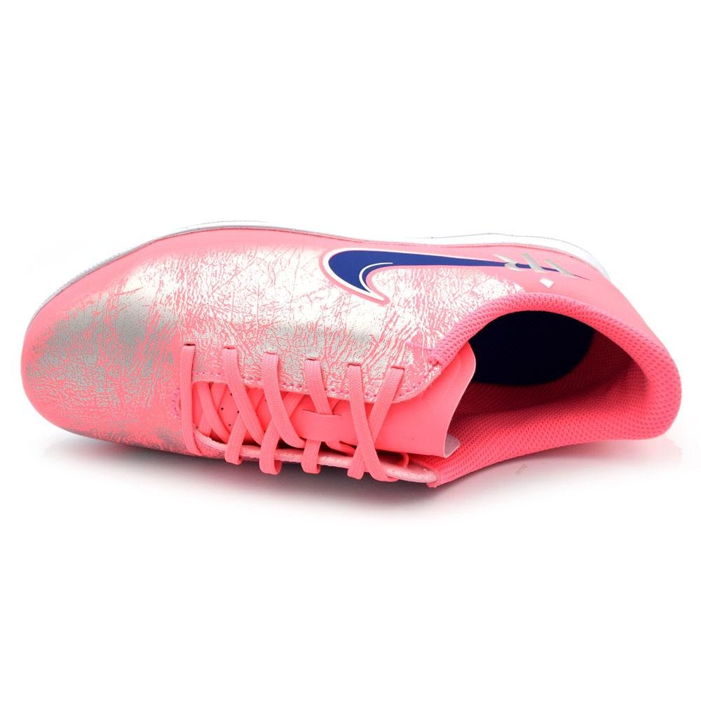 Chuteira Society Infantil Nike Vini Jr IM3653-640 Rosa 6