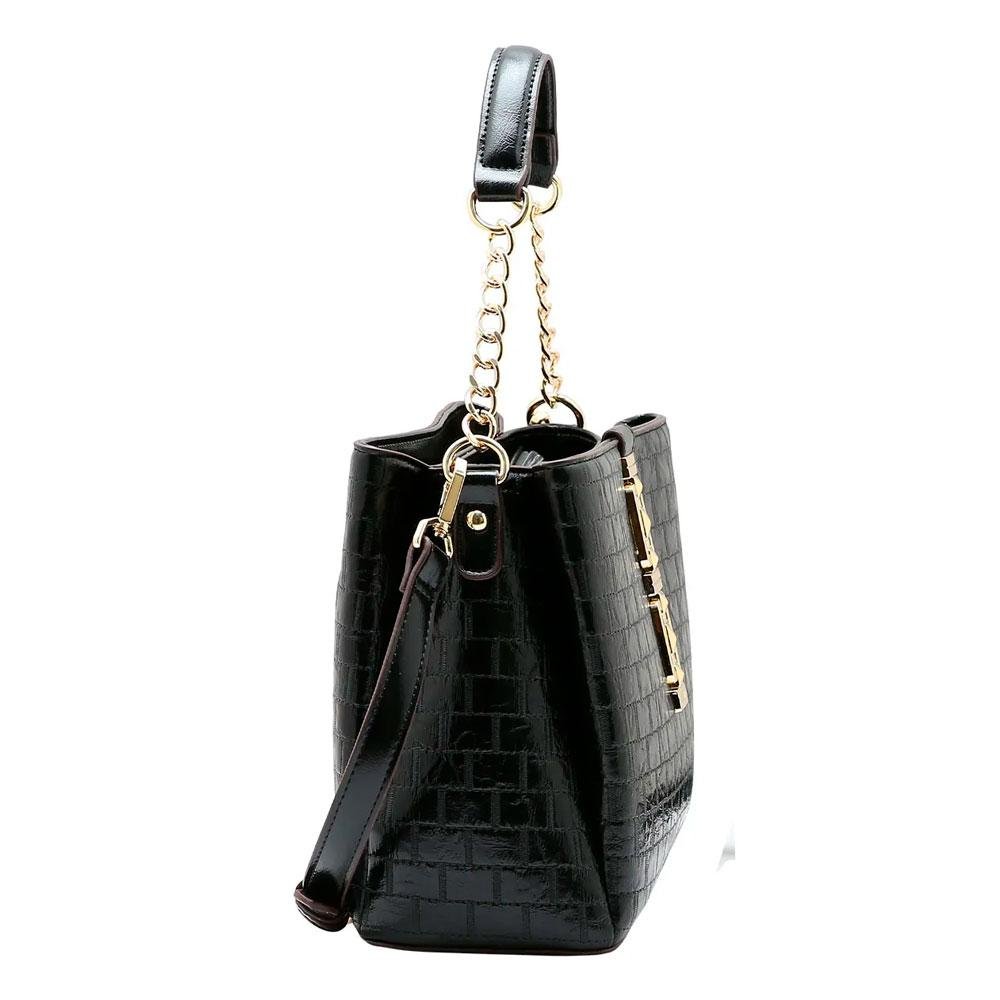 Bolsa de Mão Feminina Chenson 3485556 Preto 2