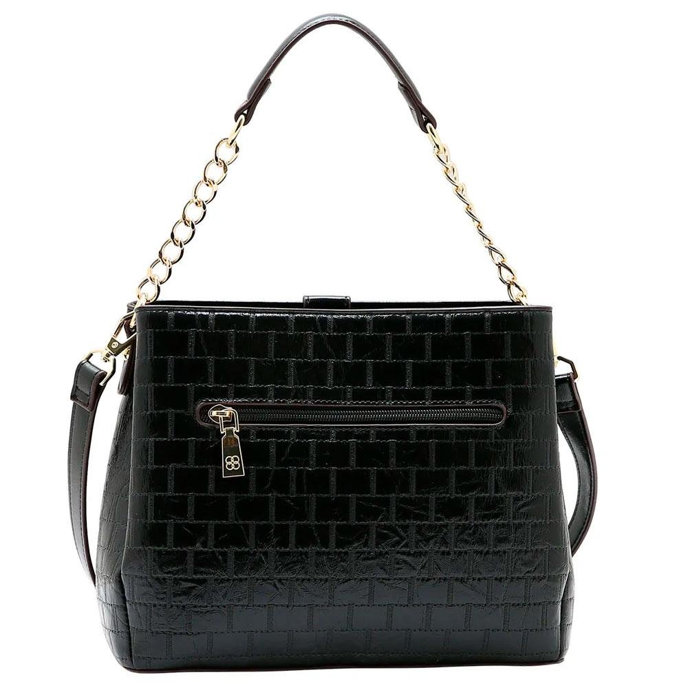Bolsa de Mão Feminina Chenson 3485556 Preto 3