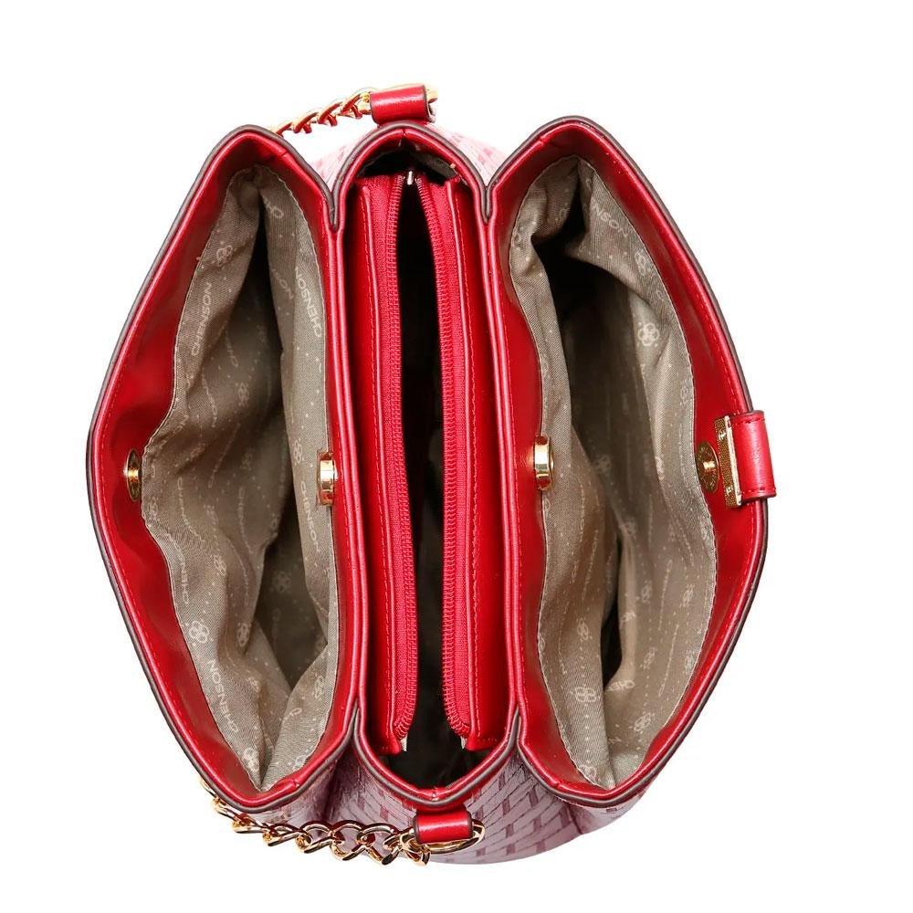 Bolsa de Mão Feminina Chenson 3485556 Vermelho 4