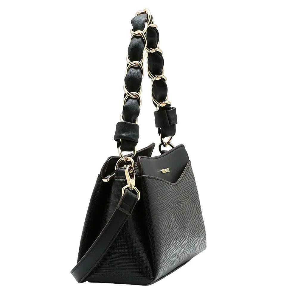 Bolsa de Ombro Feminina Chenson 3485548 Preto 2