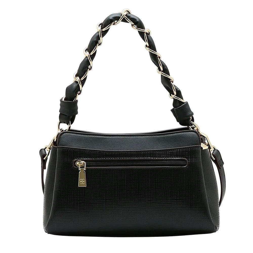 Bolsa de Ombro Feminina Chenson 3485548 Preto 3
