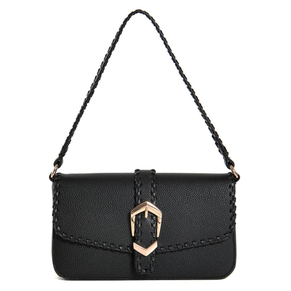 Bolsa de Ombro Feminina Via Marte Preto 3