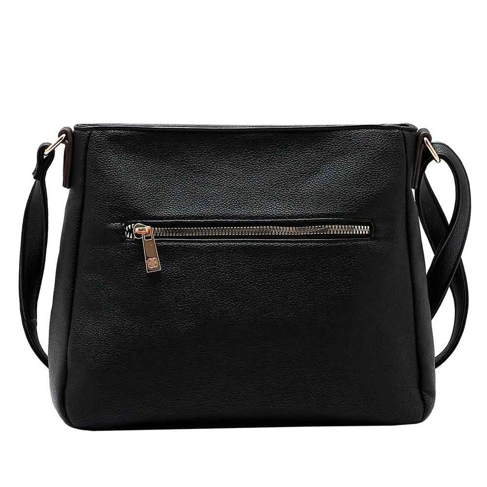 Bolsa Transversal Feminina Chenson 3484922 Preto 3