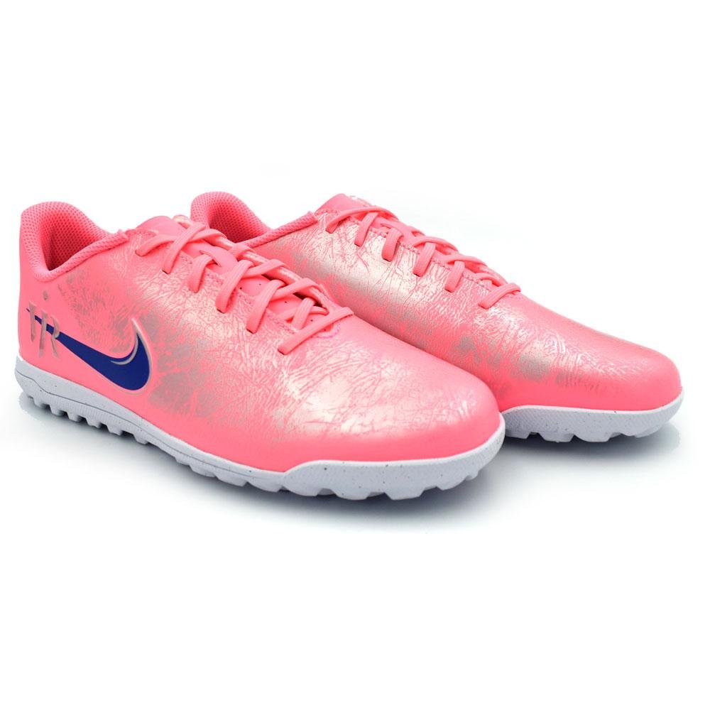 Chuteira Society Masculina Nike Vini Jr. IM3648-640 Rosa 2