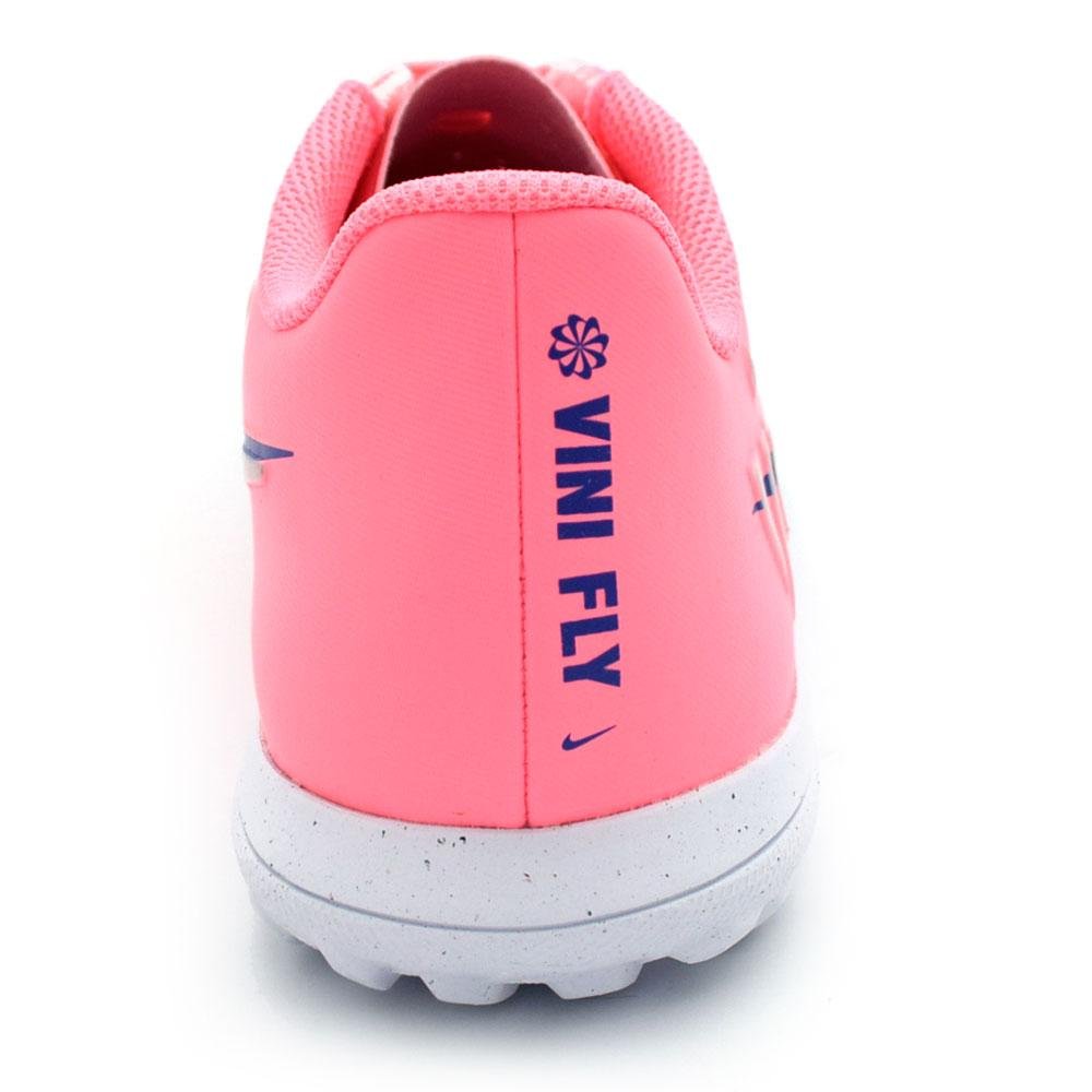 Chuteira Society Masculina Nike Vini Jr. IM3648-640 Rosa 4