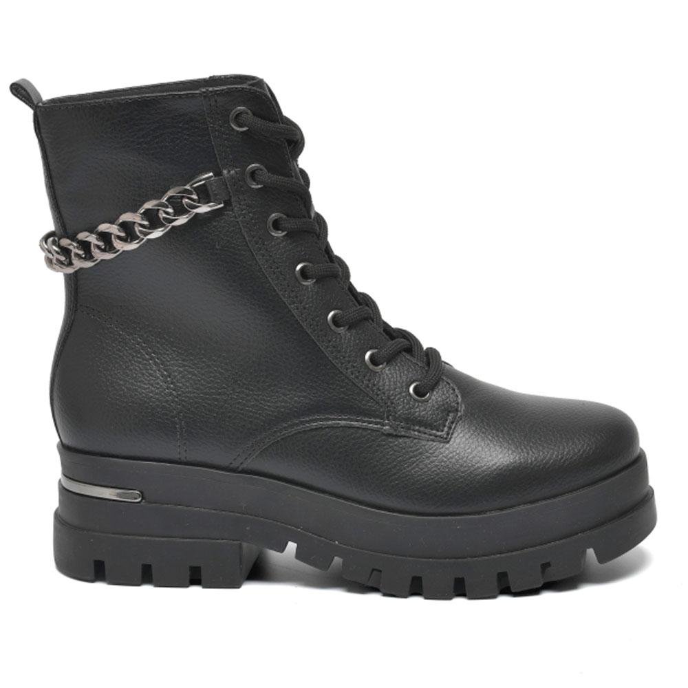 Coturno com Corrente Feminino Via Marte 007-009-01 Preto 4