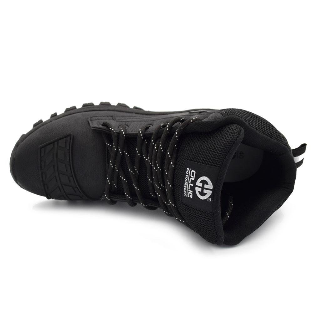 Coturno Masculino Ollie Montreal Preto 6