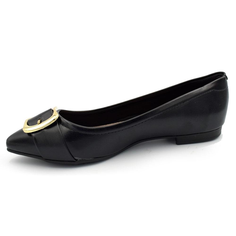 Sapatilha de Bico Fino Feminina Beira Rio 4136.1003.30277 Preto 5