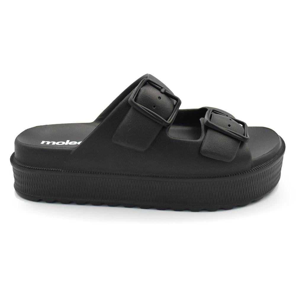 Sandália Plataforma Feminina Moleca 5577.100.23891 Preto 3