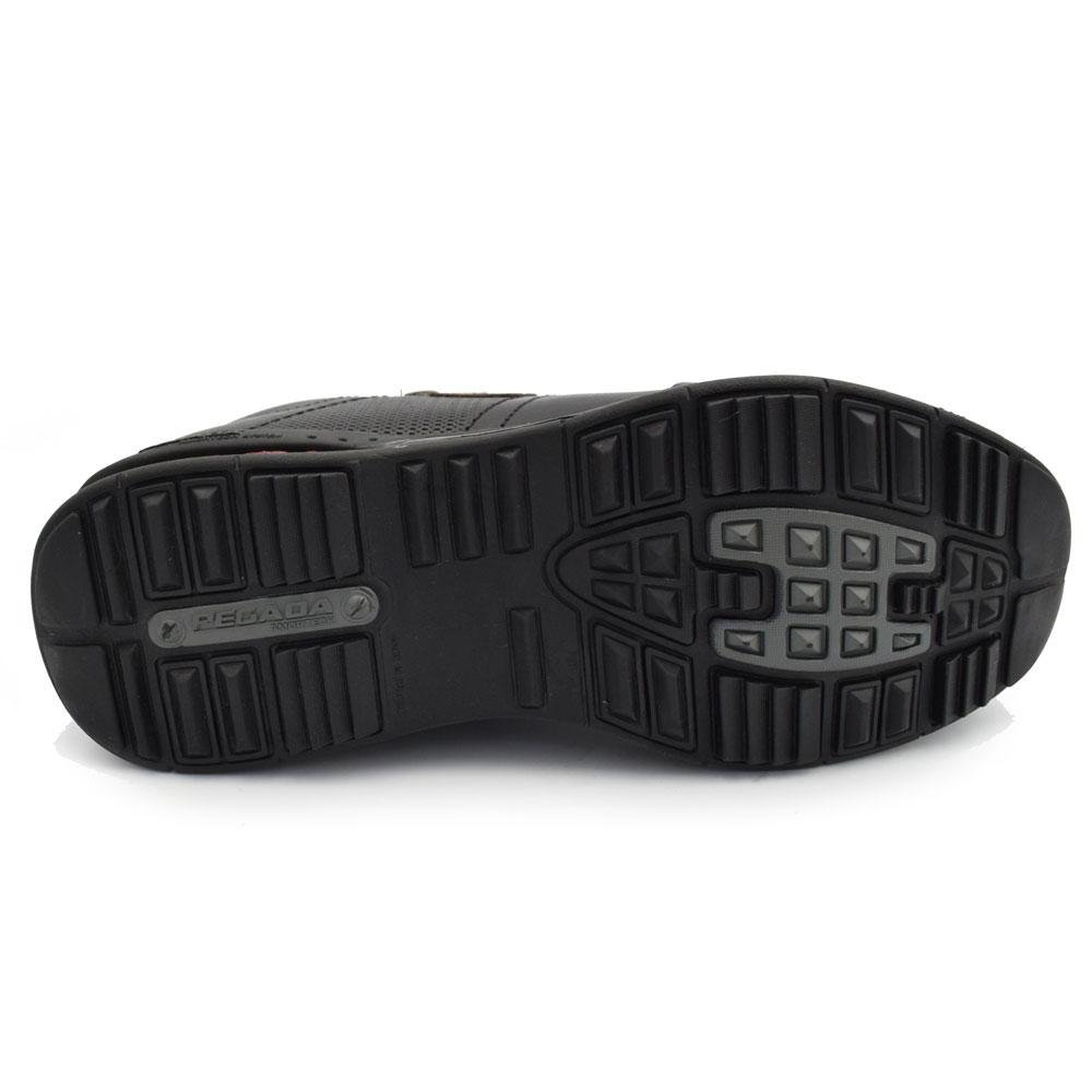 Sapatênis de Couro Masculino Pegada Preto 7