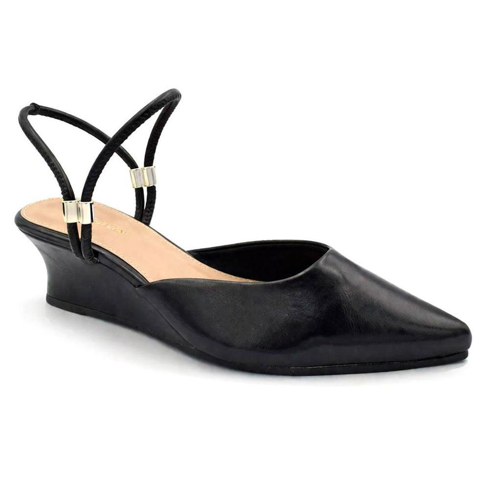 Scarpin Anabela Slingback Cazzualen 33.1148