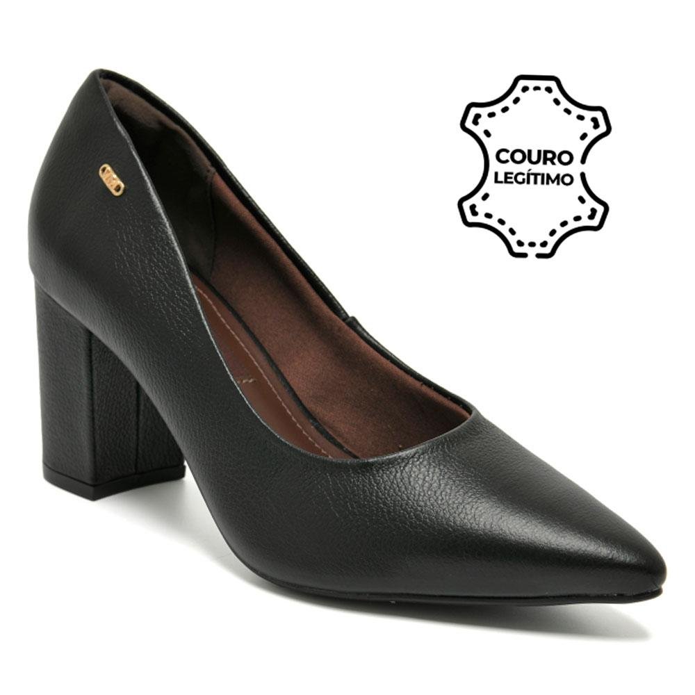 Scarpin de Couro e  Bloco Via Marte 349-001-01