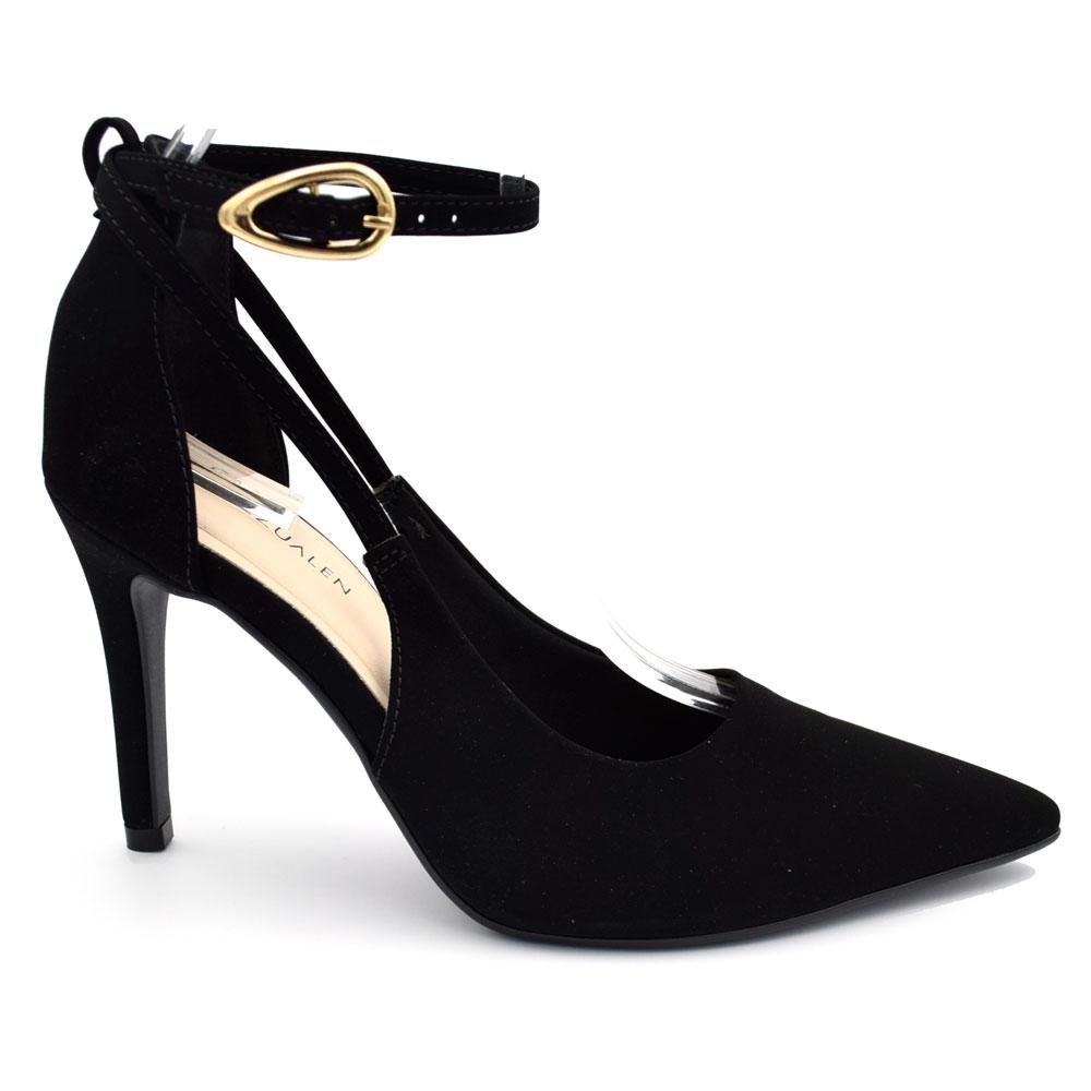Scarpin de Salto Alto Feminino Cazzualen T9430-293 Preto 2